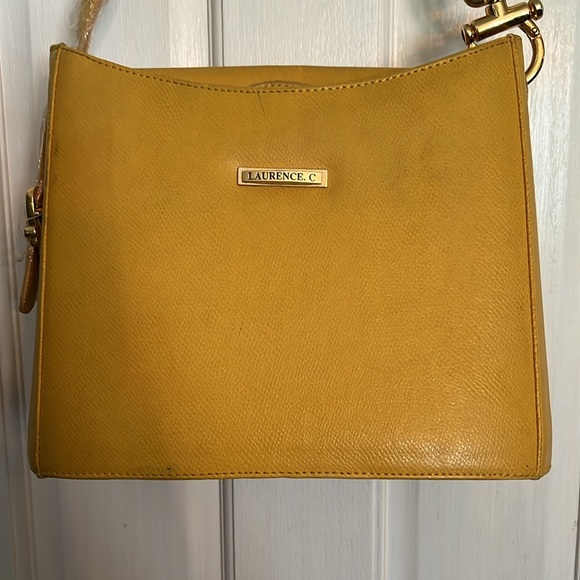 Laurence. C yellow shoulder bag NWOT - Picture 2 of 15